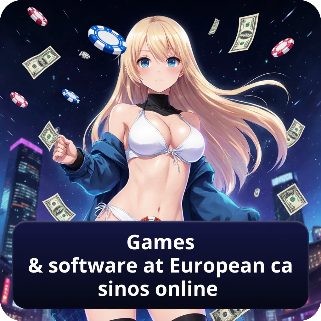 Games & Software at European Casinos Online