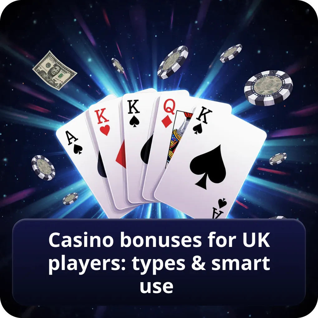 Casino Bonuses for UK Players: Types & Smart Use