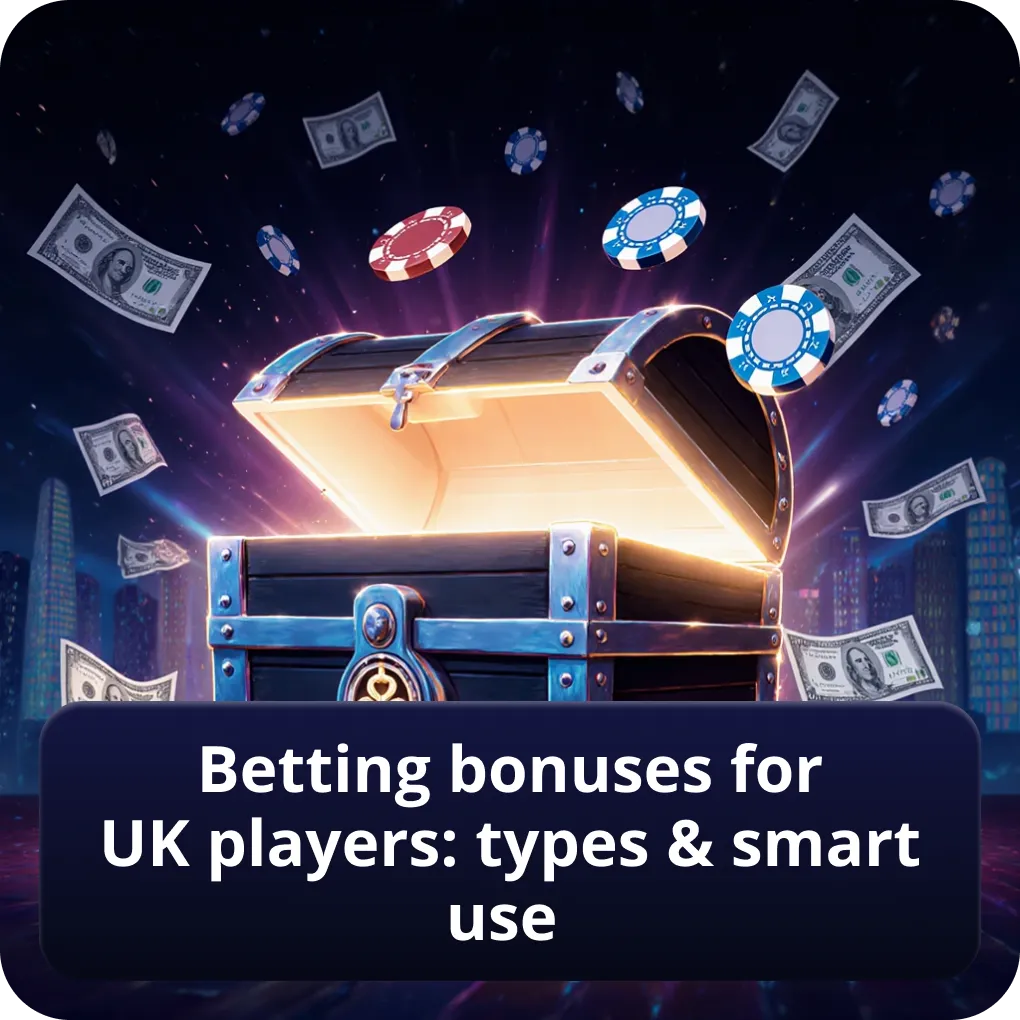 Betting bonuses for UK players: types & smart use